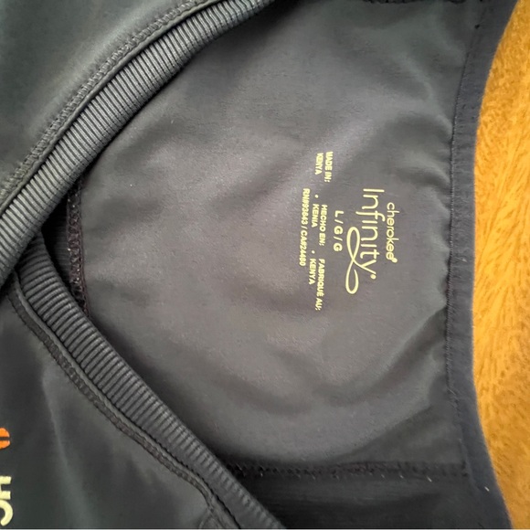 HCA Florida Nurse SCRUB TOP L - Picture 2 of 2